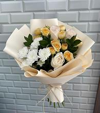Букет цветов из:  Розы и Хризантемы в Тогучине