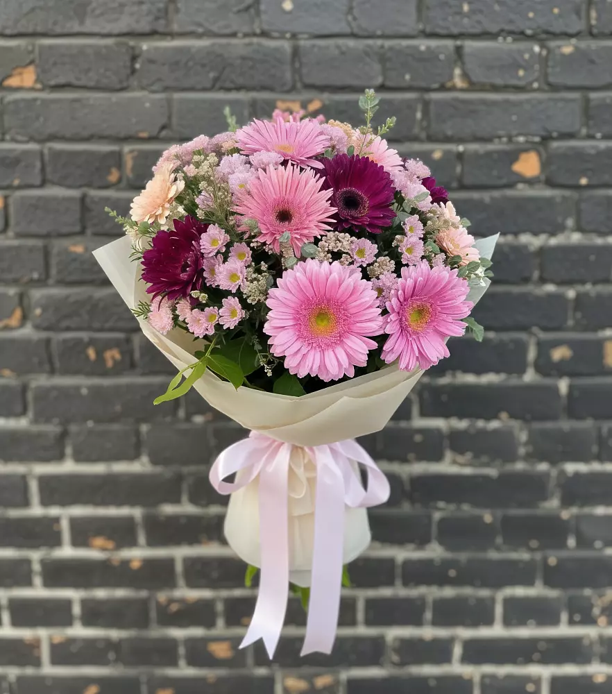 Букет цветов из: Герберы и Хризантемы в Тогучине