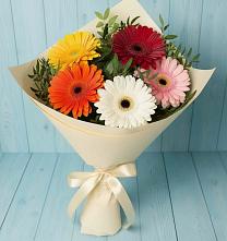 Букет цветов из:  Герберы #REPLACE_PRED# Тогучине