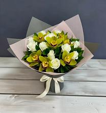 Букет цветов из:  Орхидеи и Розы в Тогучине