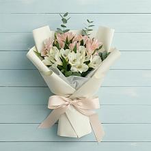 Букет цветов из:  Альстромерии в Тогучине