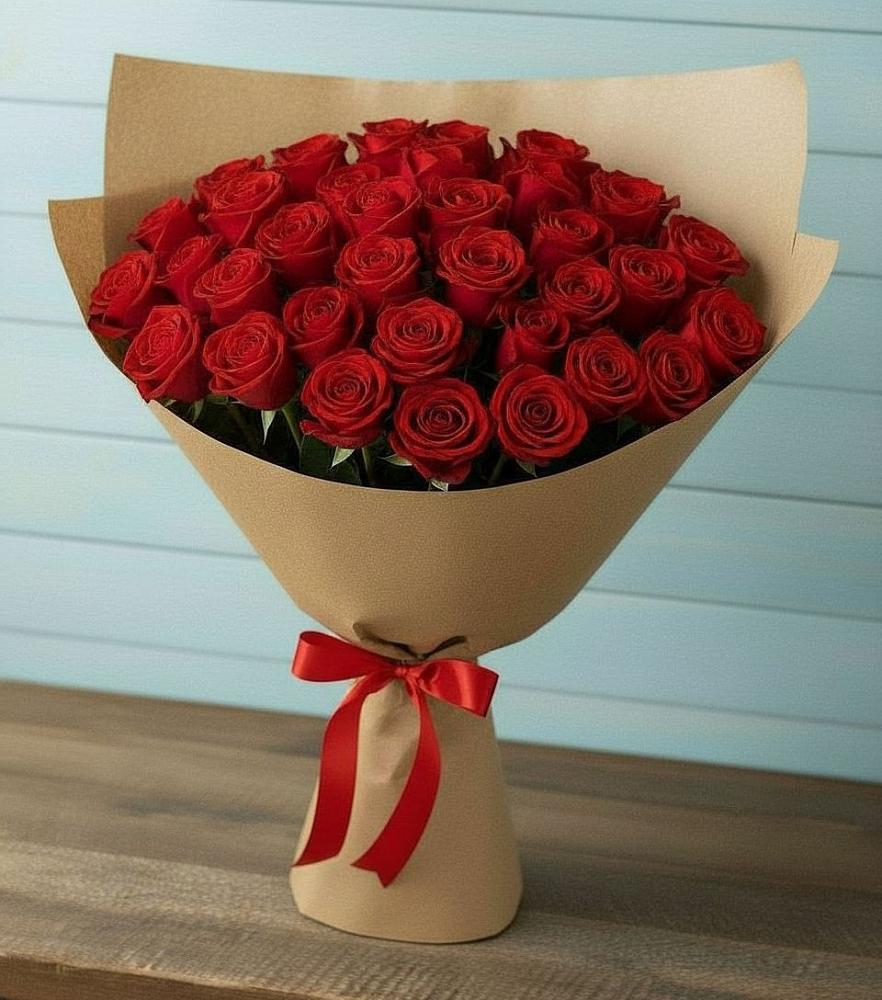 Букет Красные розы Милано в Тогучине