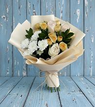 Букет цветов из:  Розы и Хризантемы в Тогучине