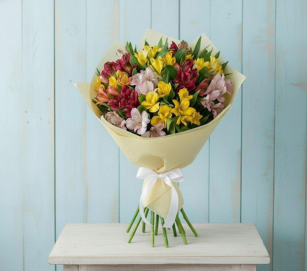 Букет цветов из: Альстромерии в Тогучине