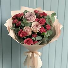 Букет цветов из:  Гвоздики и Розы в Тогучине
