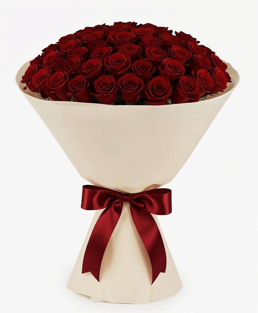 Букет 101 Бордовая роза Блэк Бакарра в Тогучине