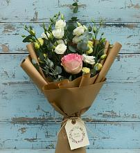 Букет цветов из:  Розы и Лизиантусы в Тогучине